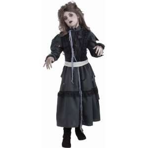   By Forum Novelties Inc Zombie Girl Child Costume / Black   Size Large