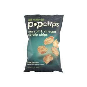 Popchips Potato Chips Sea Salt and Vinegar    3 oz Health 