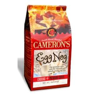 Camerons Coffee Egg Nog Holiday Ground Coffee, 10 Ounce  