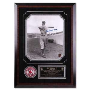 Ted Williams Boston Red Sox   Swing   Autographed Deluxe Framed 16x20 