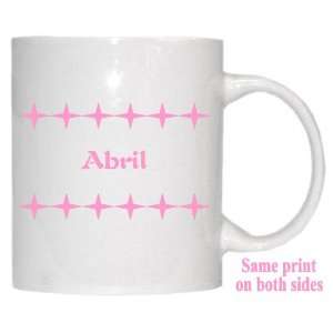  Personalized Name Gift   Abril Mug 