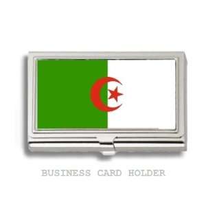 Algerian Algeria Flag Business Card Holder Case