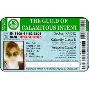 Guild ID Card MMORPG EVE ONLINE WOW cosplay Office 
