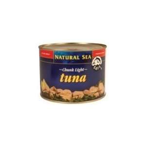 Natural Sea Yellowfin Chunk Light Tuna No Salt ( 6x66.5 OZ)  