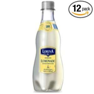 Lorina Sparkling Lemonade Premium French Soda, 14.2 Ounce Bottles 