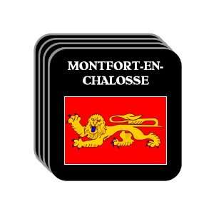  Aquitaine   MONTFORT EN CHALOSSE Set of 4 Mini Mousepad 