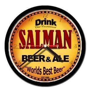  SALMAN beer and ale cerveza wall clock 