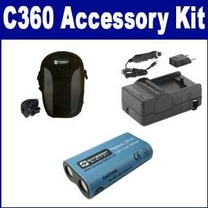  Kodak C360 Digital Camera Accessory Kit includes SDCRV3 