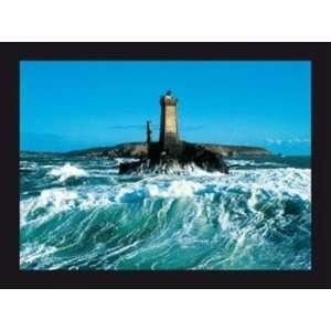    Pointe Du Raz   Poster by Yannick Le Gal (16 x 12)