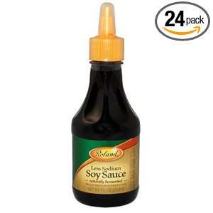 Roland Soy Sauce, Low Sodium, 8.5000 Ounce (Pack of 24)  