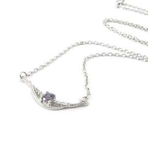  Necklace silver Scarlett amethyst. Jewelry