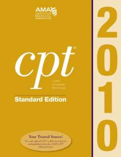 CPT 2010 Standard Edition (Cpt / Current Procedural Terminology 