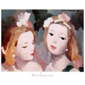  Deux Amies   Poster by Marie Laurencin (20x16)