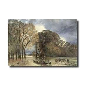  The Flood At Saintcloud 1855 Giclee Print