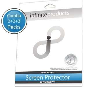  Infinite Products Combo Pack Screen Protectors for Samsung 