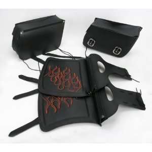   Tattoo Saddlebag   Orange   13in.L x 6in.W x 9 1/2in.H X021 05 0416