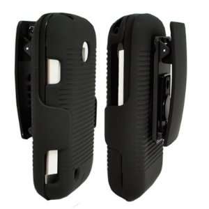  Black Belt Clip Holster Case Shell for LG Exchange MN270 
