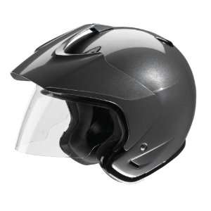   Transit Open Face Motorcycle Helmet Silver Extra Small XS XF0104 0741