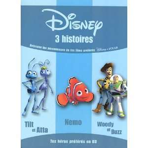  Disney 3 histoires  1001 Pattes , Le Monde de Nemo , Toy 