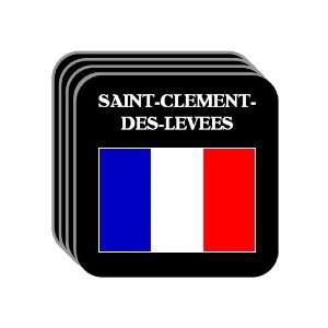  France   SAINT CLEMENT DES LEVEES Set of 4 Mini Mousepad 