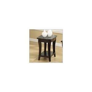   Chair side Table by Riverside   Dark Mahogany (12410)
