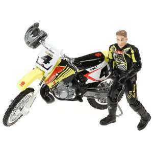  MXS Ricky Carmichael Yellow #4 MX Motorcycle Toys & Games