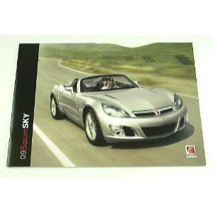  2009 09 Saturn SKY Coupe Roadster BROCHURE Red Line 