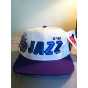  Utah Jazz Vintage Shadow/Laser Snapback Hat Everything 