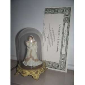  Scarletts Betrothal Glass Domed Figurine 