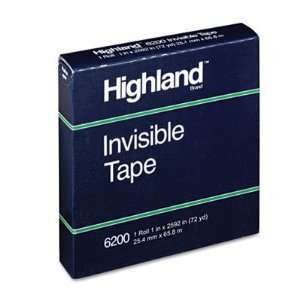  TAPE,INVIS,1X2592,3inCORE