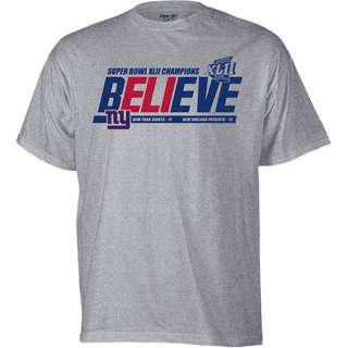 New York Giants Super Bowl Champions bELIeve (Eli Manning)T shirt