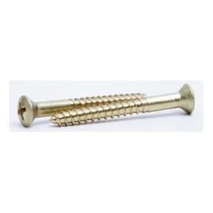   Phillips Oval Head Wood Screw, Brass, Pack of 125000