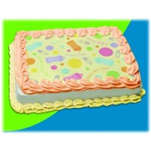  UB FUN A14211 03 BABY SHOWER ICING SHEET 8.5 inches X 11 