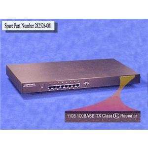  282526 001   HP   100Base TX 8Port Unmanaged Repeater/ Hub 