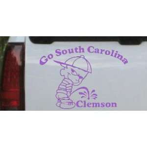 Go South Carolina Pee On Clemson Car Window Wall Laptop Decal Sticker 