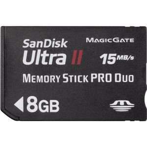  New 8GB Ultra II Memory Stick PRO Duo Memory Card   Q80006 