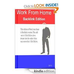 Work from Home Backlink Edition tony rehor  Kindle Store