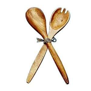  Acaciaware   Fork & Spoon 10 Serving Utensils (2 pc set 