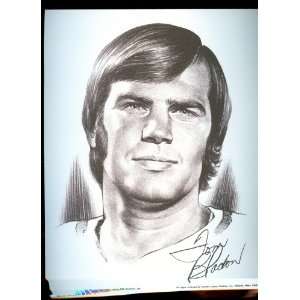  1974 Tom Bladon Philadelphia Flyers Lithograph Sports 