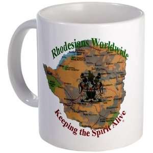 Rhodesians Worldwide Africa Mug by   Kitchen 