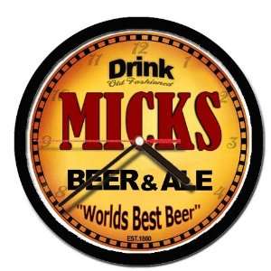  MICKS beer and ale cerveza wall clock 