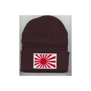  JAPAN RISING SUN Beanie HAT SKI CAP Black NEW