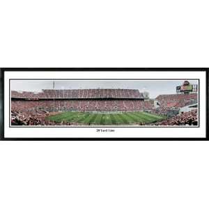  Ohio State Buckeyes 20 Yard Line Everlasting Images Framed 