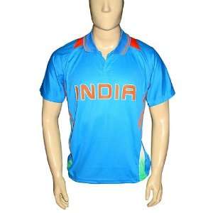  Big Blue Cricket India Cricket Fan Supporter Jersey 