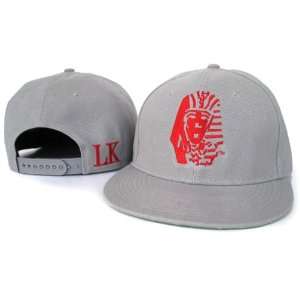 Last Kings Snapback Hat Cap Gray/Red