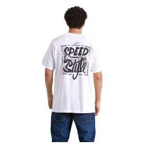  Alpinestars Speed & Style T Shirt   Medium/White 