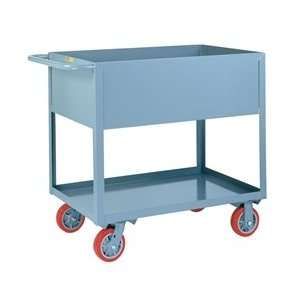Deep Sided Rolling Utility Cart, Industrial Strength  