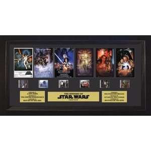  Framed Star Wars Film Cels by Lucasfilms Authentic 