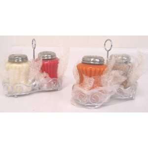  Hannas Candle Co Assorted Candle Set w/ Holders 