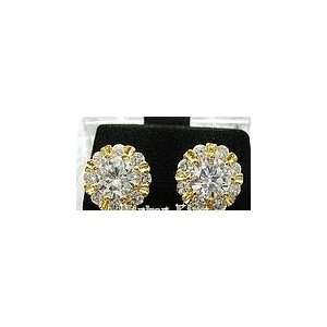  GOLDS EARRINGS ZIRCONIA 